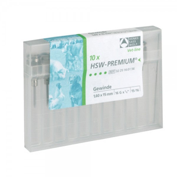 Premium-Kanülen 1,0 x 20 mm - Gewindeansatz