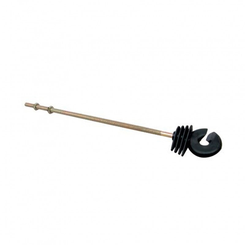 Ring-Isolatoren schwarz, M6-Gw.x 22cm 25er Btl.