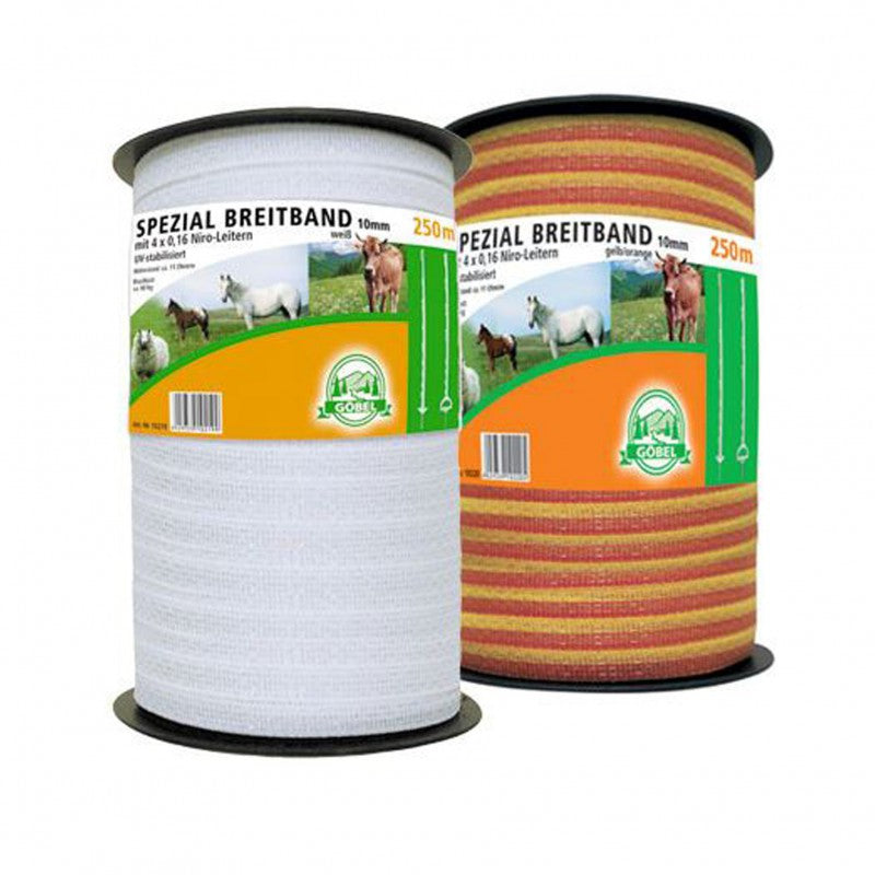 Spezial-Breitband 10mm 250m 4x0,16 Niro weiß