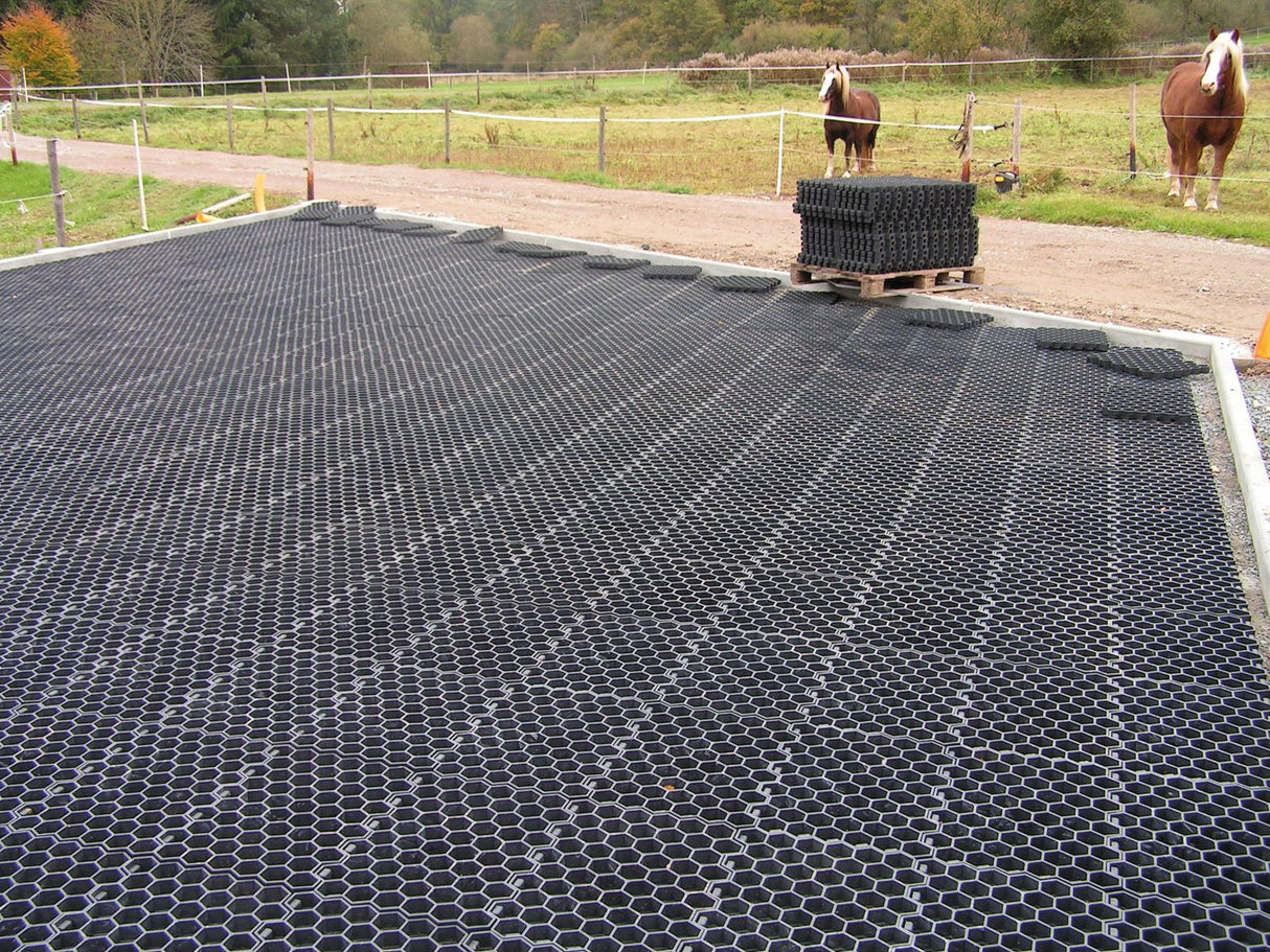 Paddockplatte schwarz