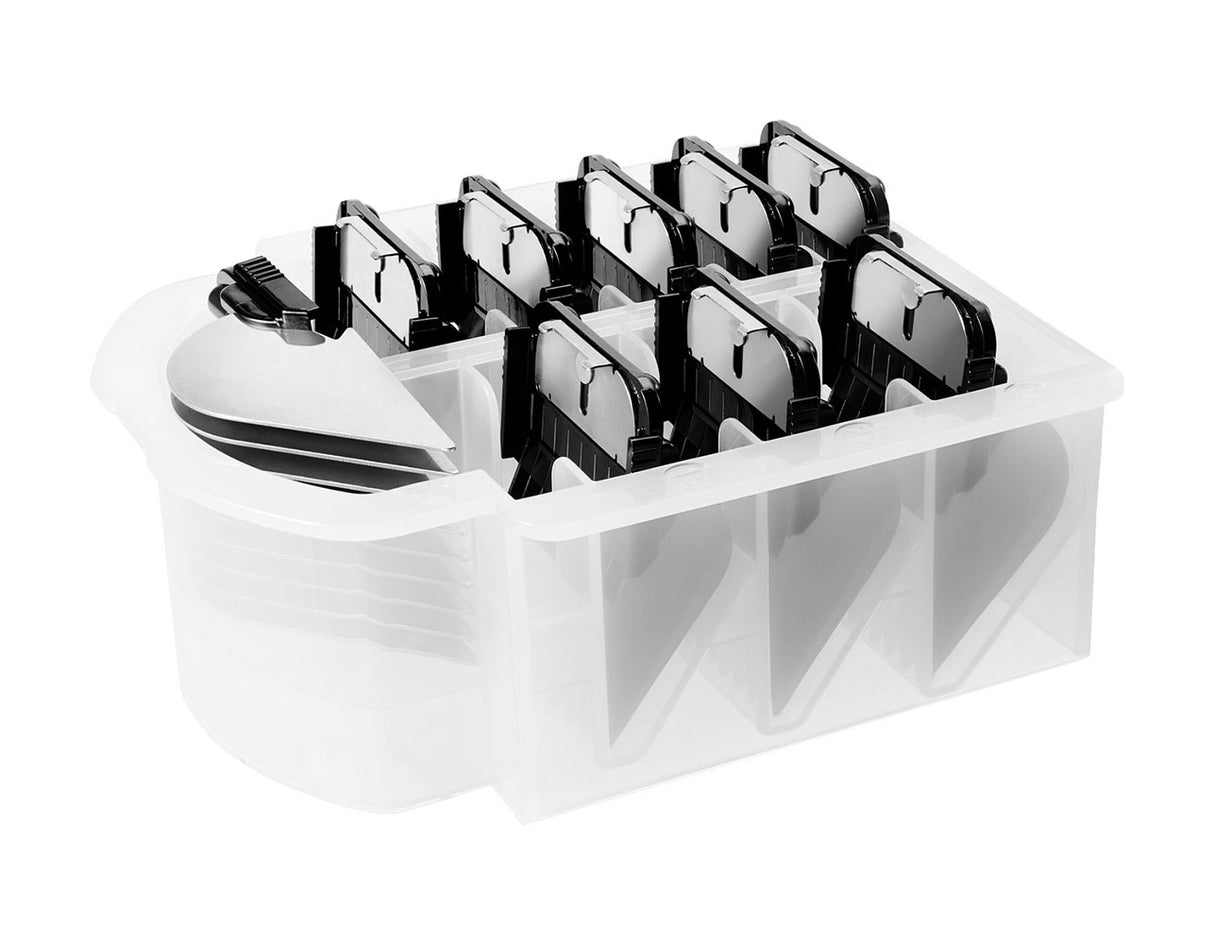 Heiniger Aufsteckkamm-Set 9-teilig Metall zu OPAL + SAPHIR