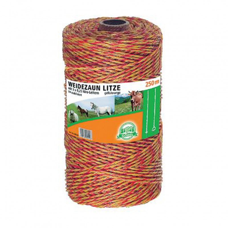 Jumbo-Kunststofflitze 1000m 3 x 0,25 Niro g/o