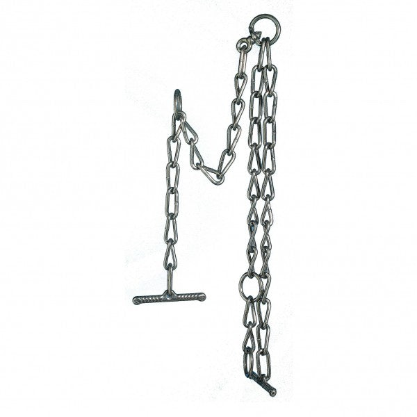 Kuhhalskette mit 1 Trogende 6 mm