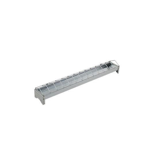 Metall Futtertrog 50cm für Hühner