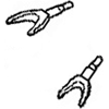 Heiniger Druckgabeln L+R (Paar)
