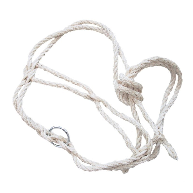 Strickhalfter Poly weiß einfach mit Ring