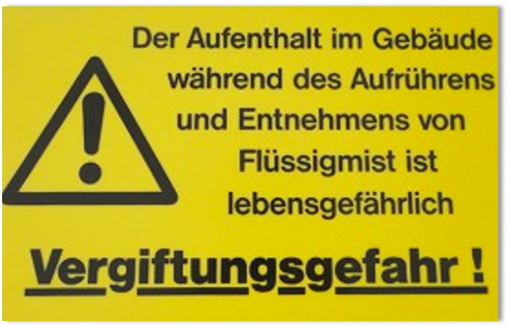 Warnschild "Vergiftungsgefahr"