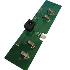 Heiniger PCB mit Rundsteckerbuchse zu Ladestation SAPHIR